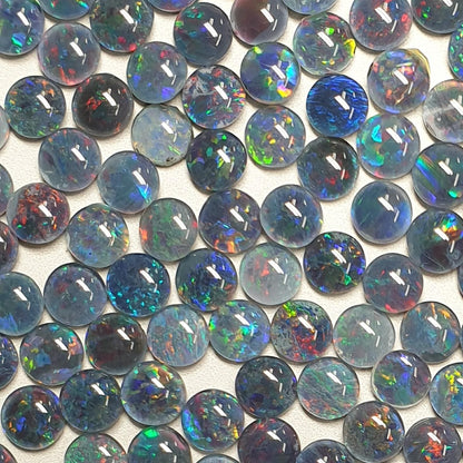 13222.0 - 5mm Round Opal Triplets Made from Natural Australian for sale Opal Wholesale lots at Wholesale prices