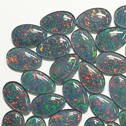 13308.0 - 13x8 mm Drop shape Australian Opal Triplets Made from Natural Australian Opal Many similar stones Easy for repeat selling or pairs