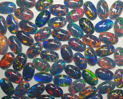 13075.0 - 13x8 mm Oval Shaped Opal Triplet Made from Natural Australian Opal for sale in Wholesale Quantities at Wholesale Prices