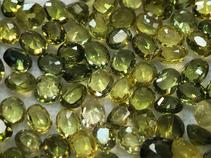 54088.0 - Natural Australian Non treated Sapphires from AUD 10.00 EACH About 3.25 to 3.75 mm long Ovals Yellow, Green, Teal and Parti Colour
