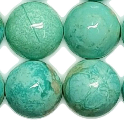 50005.0 - 5 mm Round Cut Australian Turquoise Cabochons for sale at Wholesale Prices Rare Natural Non-Treated Aussie "TurqOZ"