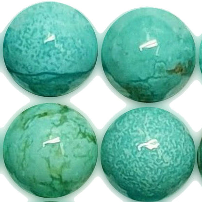 50005.0 - 5 mm Round Cut Australian Turquoise Cabochons for sale at Wholesale Prices Rare Natural Non-Treated Aussie "TurqOZ"
