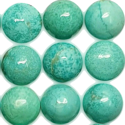 50005.0 - 5 mm Round Cut Australian Turquoise Cabochons for sale at Wholesale Prices Rare Natural Non-Treated Aussie "TurqOZ"