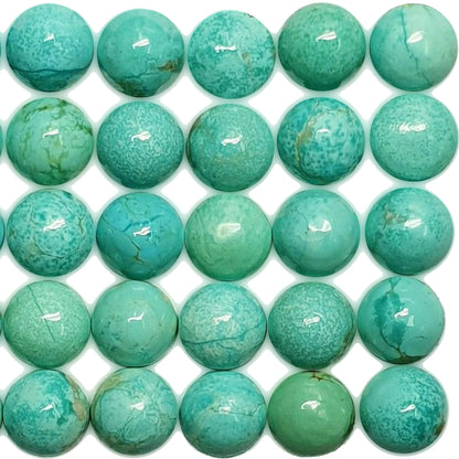 50005.0 - 5 mm Round Cut Australian Turquoise Cabochons for sale at Wholesale Prices Rare Natural Non-Treated Aussie "TurqOZ"