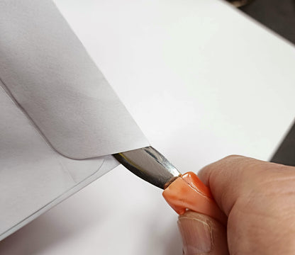 05019.0 - Unique Sterling Silver Blade Letter Knife with Natural Taiwanese Pink Coral Branch handle It was the ONLY ever made and its UNIQUE