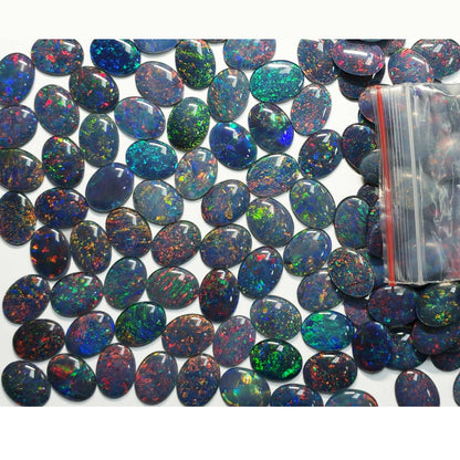 13154.0 - 20x15 mm Oval Cut Opal Triplets Made from Natural Australian Opal for sale in Wholesale Quantities and with Quantity Discounts