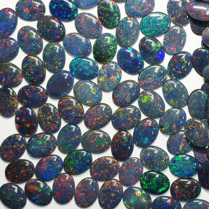 13154.0 - 20x15 mm Oval Cut Opal Triplets Made from Natural Australian Opal for sale in Wholesale Quantities and with Quantity Discounts
