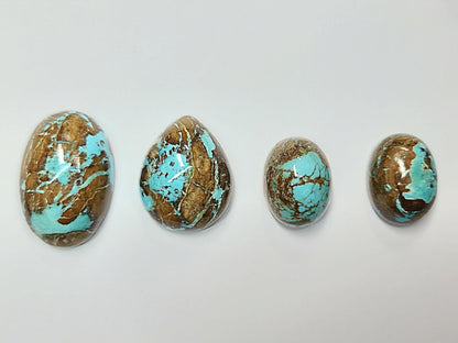 54096.0 - Australian NATURAL Turkis IKKE behandlet, Svært sjelden og eksepsjonell, Pære og ovale former Store Aussie "TurqOZ" edelstener til salgs