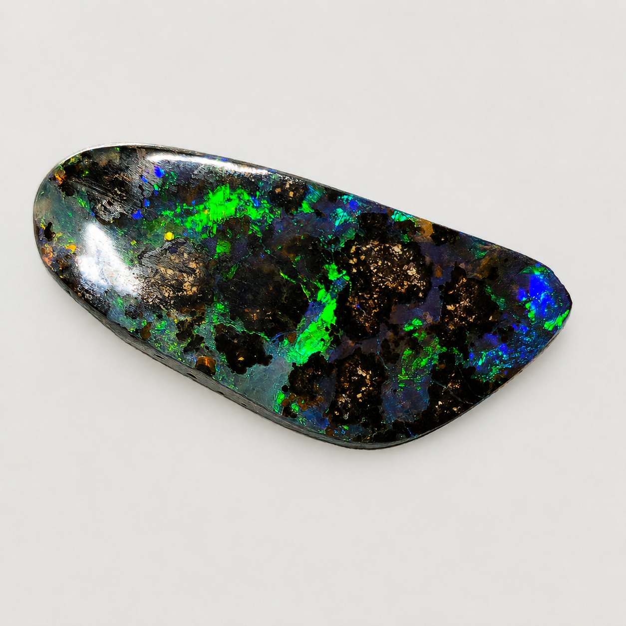 54530. Boulder Opal: Free Shape, 6 Carats