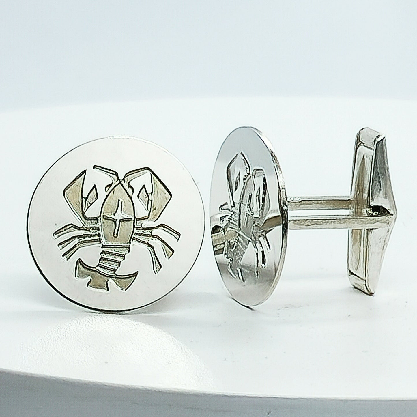 54209.0 - Sterling Silver Zodiac Cuff Links with high quality spring loaded links for firm open/close action supplied in a presentation box