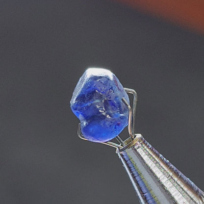 54131.0 - 3 Pieces 15.36 carats Australian rough blue Sapphires Natural NOT heat treated High graded from rough prior to export in the 1960s