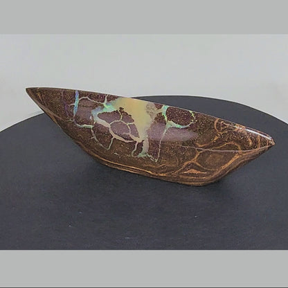 54084.0 - Highly Polished interesting Australian Queensland Boulder Opal, Specimen or Ornamental piece 95x20x30(h) mm 78 grams 392.88 carats