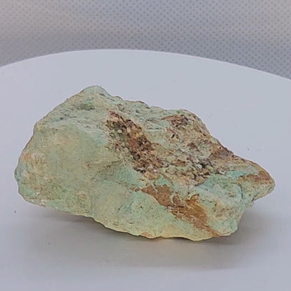 54110.0 - One piece of rough Natural Australian Turquoise Not Treated and Very Rare 318 cts 63.5 Gr Soft pastel colour deepens after cutting