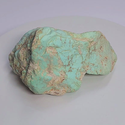 54059.2 - One piece of rough Natural Australian Turquoise Not Treated Very Rare 832 carats 165.5 Grams 70 x 50 x 50 mm Mined in early 1970's